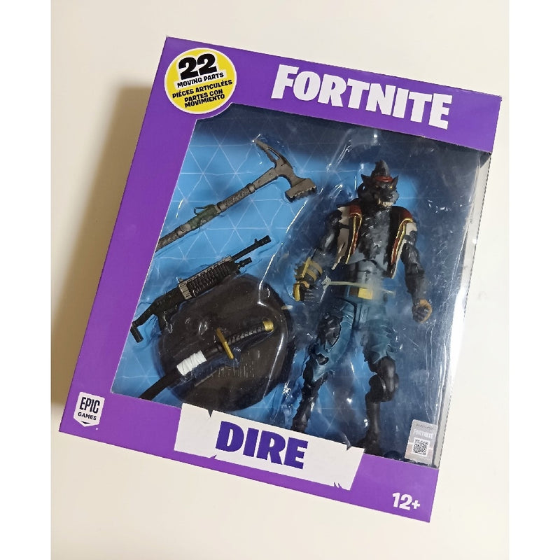Unused (with minor defects) FORTNITE 7-inch figure Dire
