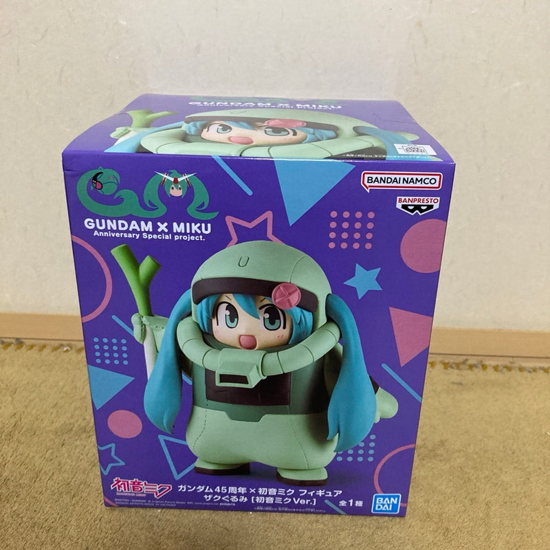 Gundam 45th Anniversary x Hatsune Miku Figure Zaku Plushie [Hatsune Miku...