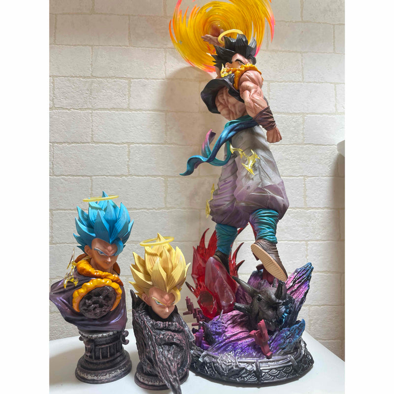 Dragon Ball Gogeta Diorama with 3 interchangeable heads...