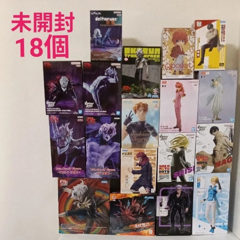 Unopened figures, 18 pieces, bundle sale.