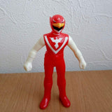 Super Beast Squadron Liveman Red Falcon soft vinyl figure, original from the time...
