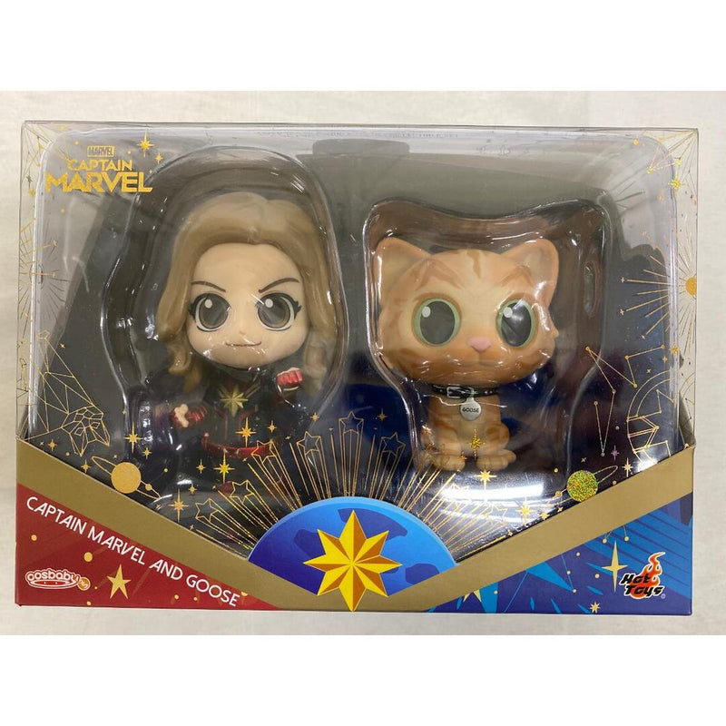 Cosbaby Captain Marvel & Goose 2-Figure Set