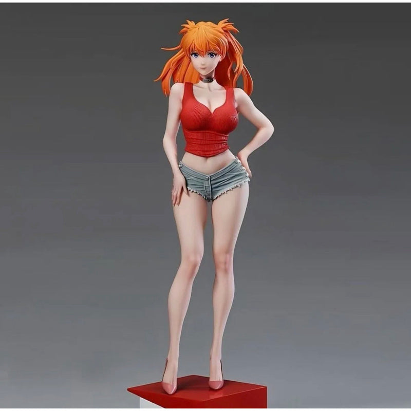 Neon Genesis Evangelion Asuka Langley Figure Red...