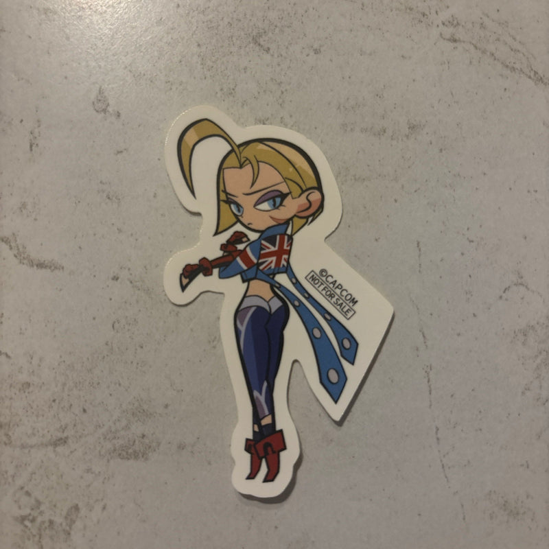 Street Fighter Cammy Sticker Bonus Item...