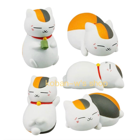 Complete set of all 5 types: Natsume's Book of Friends Nyanko-sensei Relaxing Collection...