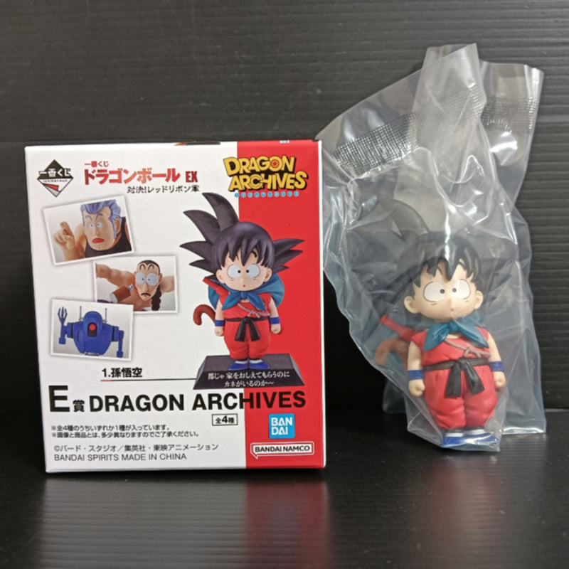 1 item [Unused] Prize E DRAGON ARCHIVES ¢Ù Son Goku Showdown! Red Ribbon...