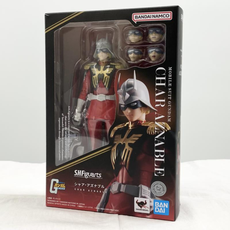 [Used] Opened S.H.Figuarts Char Aznable Bandai Mobile Suit...