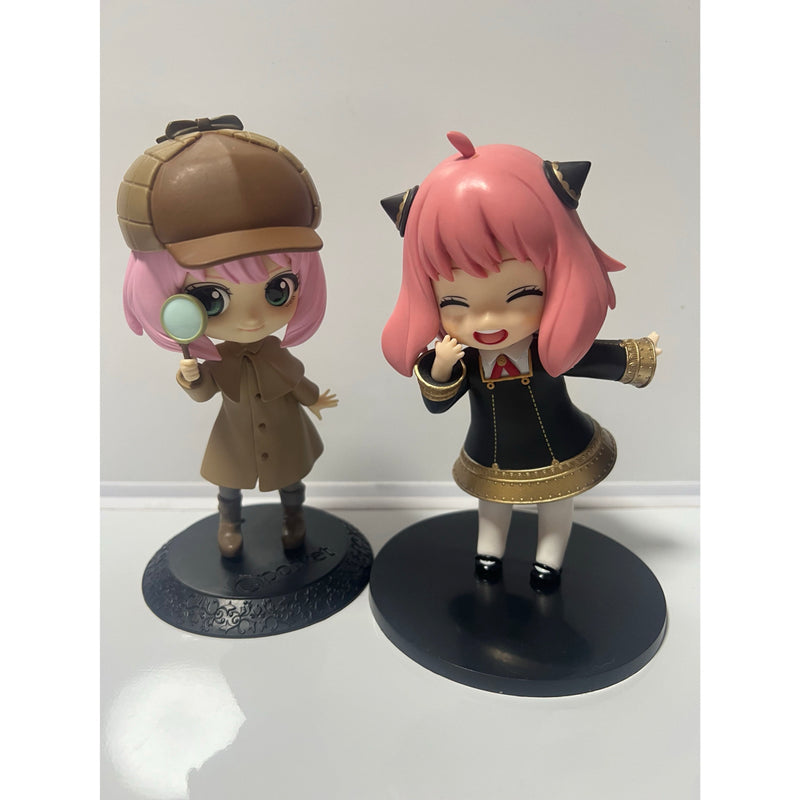 SPY¡ÁFAMILY Anya Figure Set (2 figures) - Detective & School Uniform - Box not included...