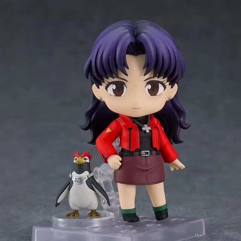 Nendoroid Misato Katsuragi, appearing in Evangelion: New Theatrical Edition...