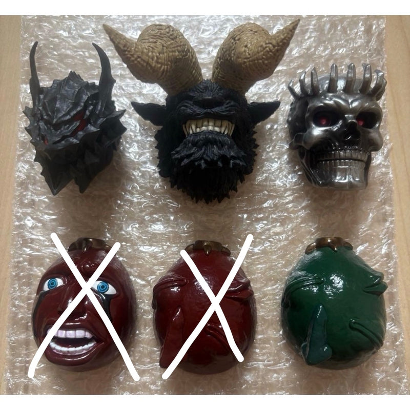 Ichiban Kuji Berserk: The Twin Poles of Destiny G Prize Head Magnets (4 types)...