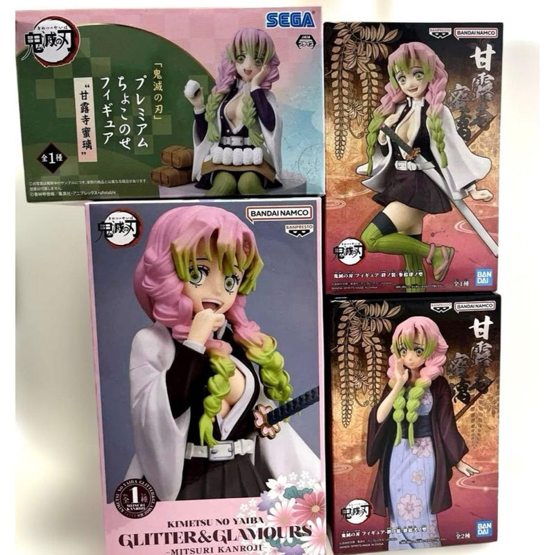 [Brand New, Unopened] Demon Slayer: Kimetsu no Yaiba Kanroji Mitsuri Figure 4-Piece Set...