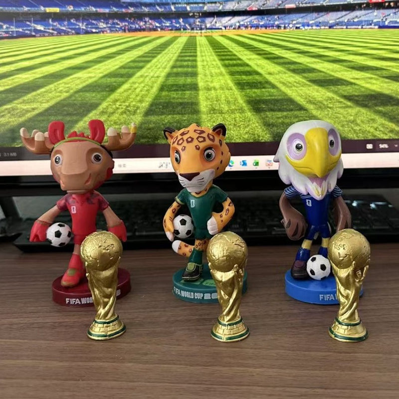 2026 FIFA World Cup Mascot Set of 3 Figurines...