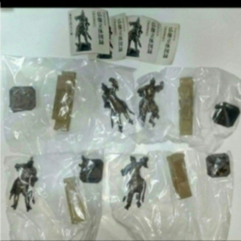 Kaiyodo CapsuleQ Museum: Japanese Treasures - Buddhist Statues 3D Illustrations - Four Heavenly Kings...