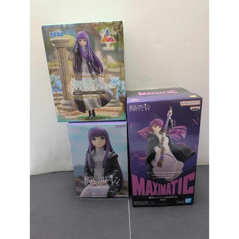 [Brand New, Unopened] Frieren: Beyond Journey's End Figure Set (3 Fern Figures)