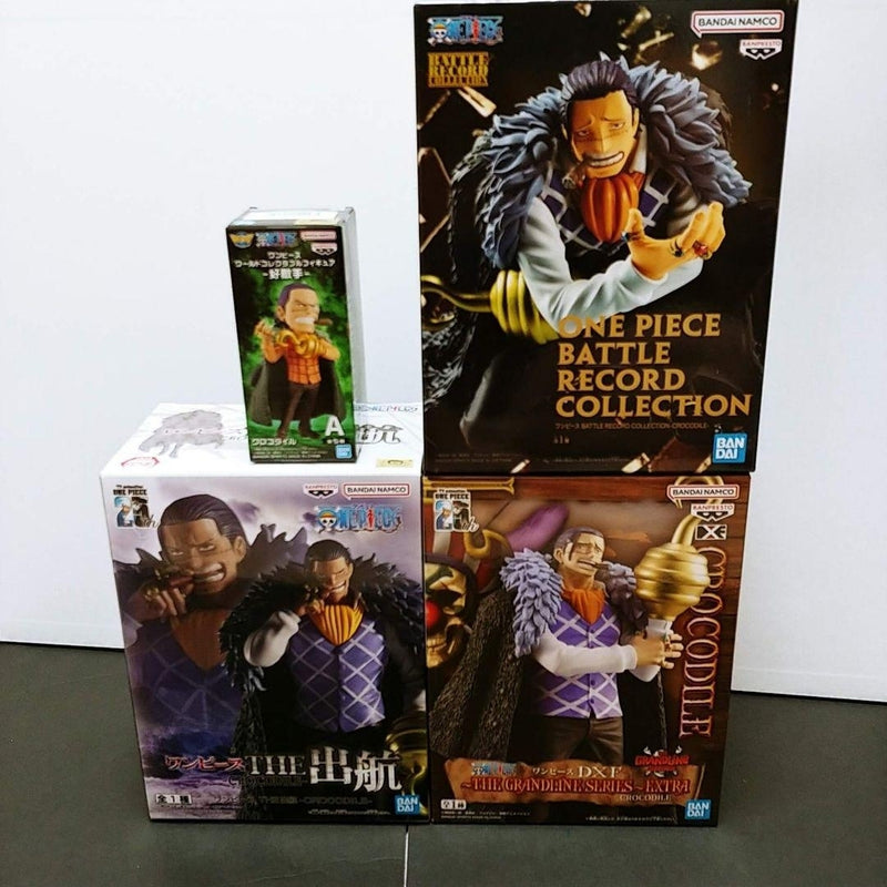 [Brand New, Unopened] ONE PIECE Crocodile Figure Set of 4