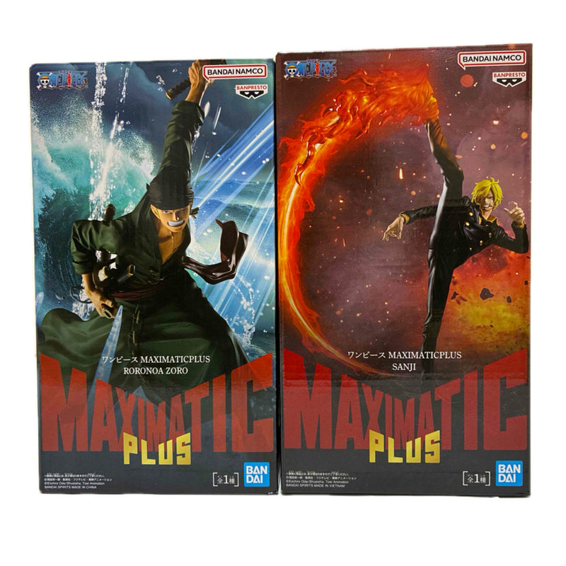 [Brand New, Unopened] One Piece Figures (2 pieces): Zoro, Sanji, MAX...