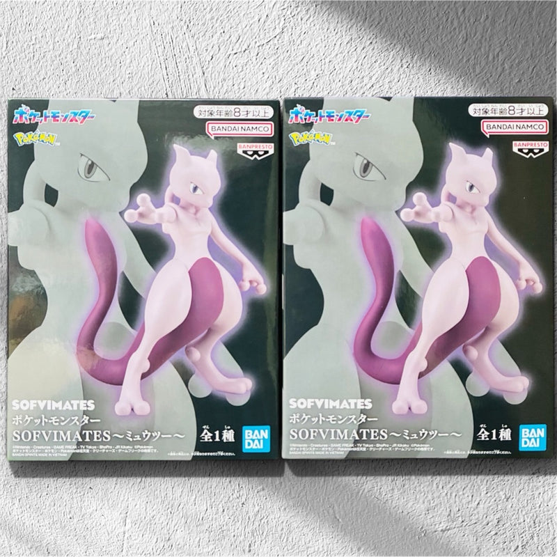 [Brand New, Unopened] Pokemon SOFVIMATES Mewtwo 2-Piece Set