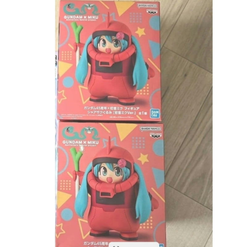 Gundam 45th Anniversary x Hatsune Miku Figure Hatsune Miku 2-piece set...
