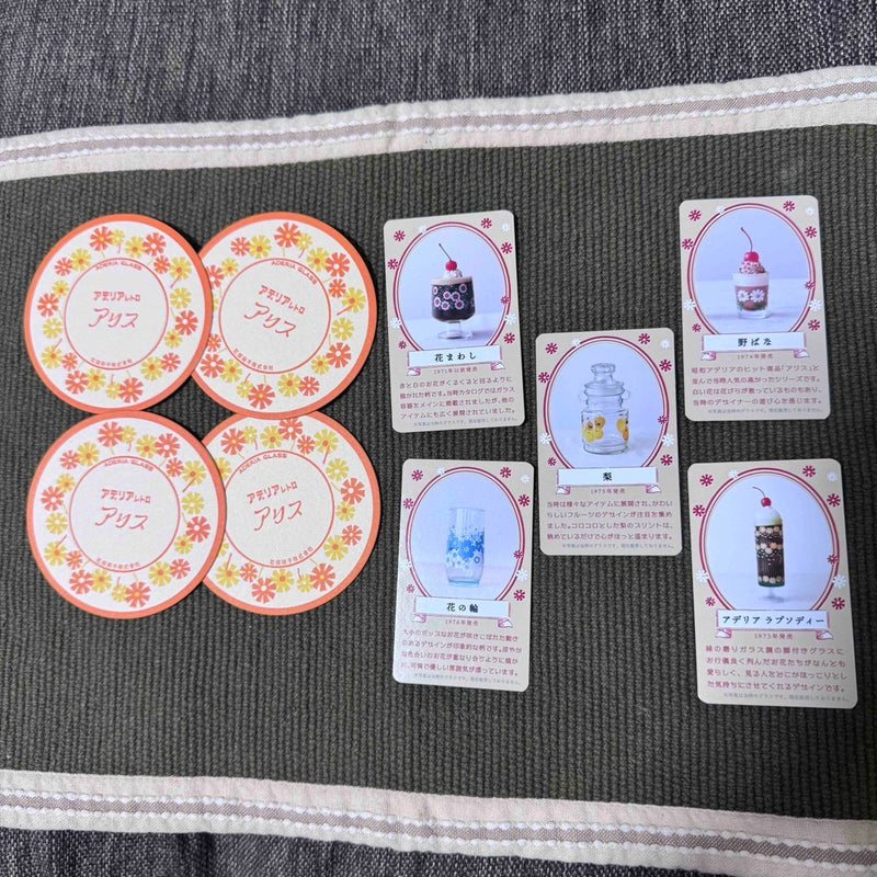 Adelia Retro Collection Cards & Coasters