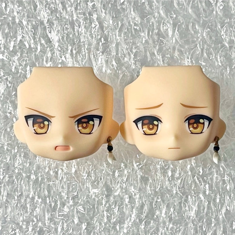 Sad face, face parts for Nendoroid Traveler (Sky) Genshin Impact Face/...