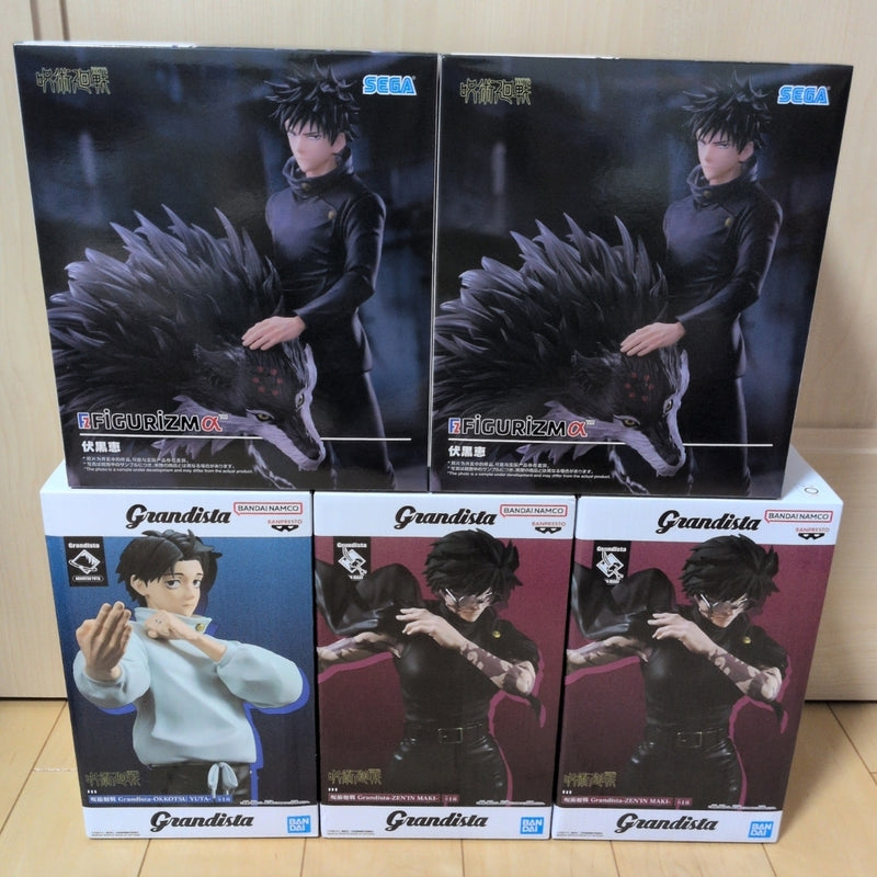 Jujutsu Kaisen FIGURIZM¦Á Megumi Fushiguro Grandista Yuta Okkotsu Maki Zenin