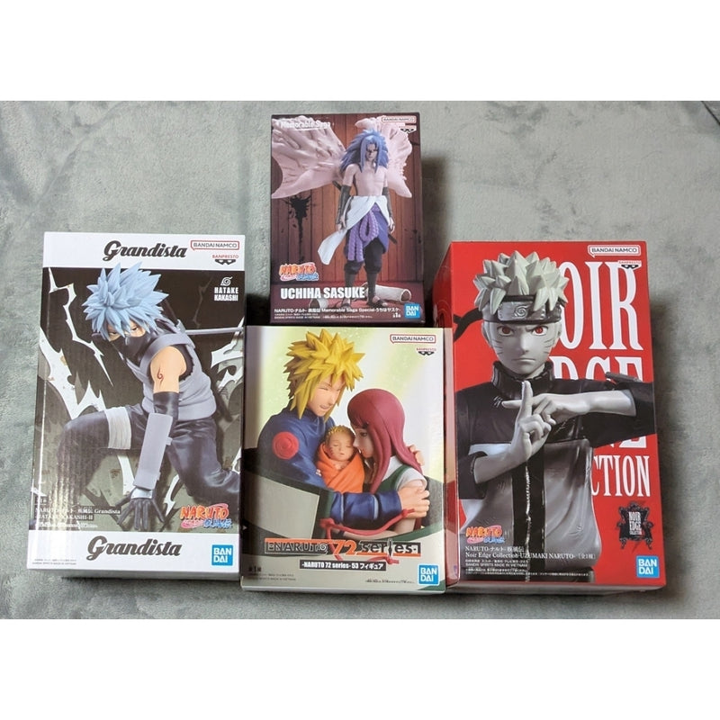 NARUTO Naruto Figures - Set of 4 (Bundle)