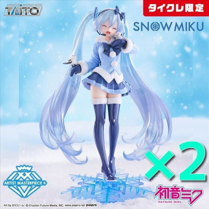 [Two items exclusive to Taito Crane] Snow Miku AMP+ SNOW MIKU ALL STARS F...