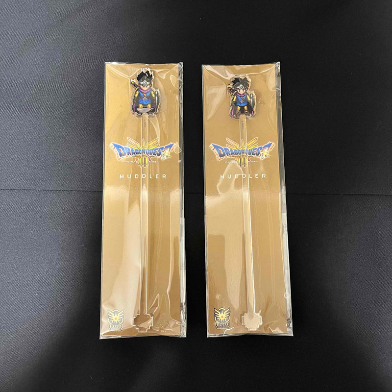 Dragon Quest III Acrylic Stirrer - Hero (Protagonist) - 2 pieces