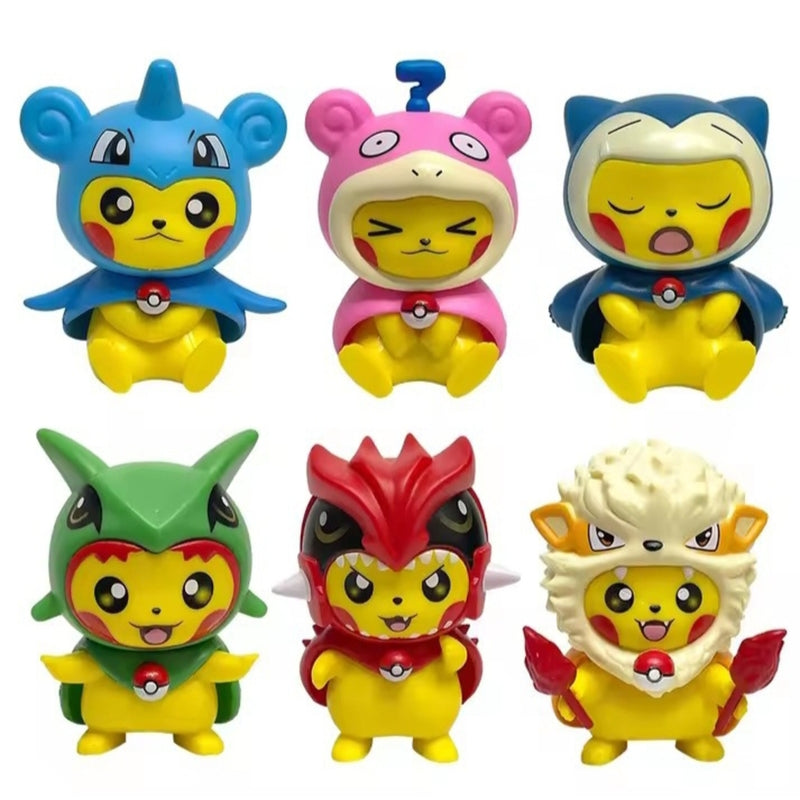 Pok¨¦mon Pikachu Costume Figure Set of 6 (30th Anniversary Edition)