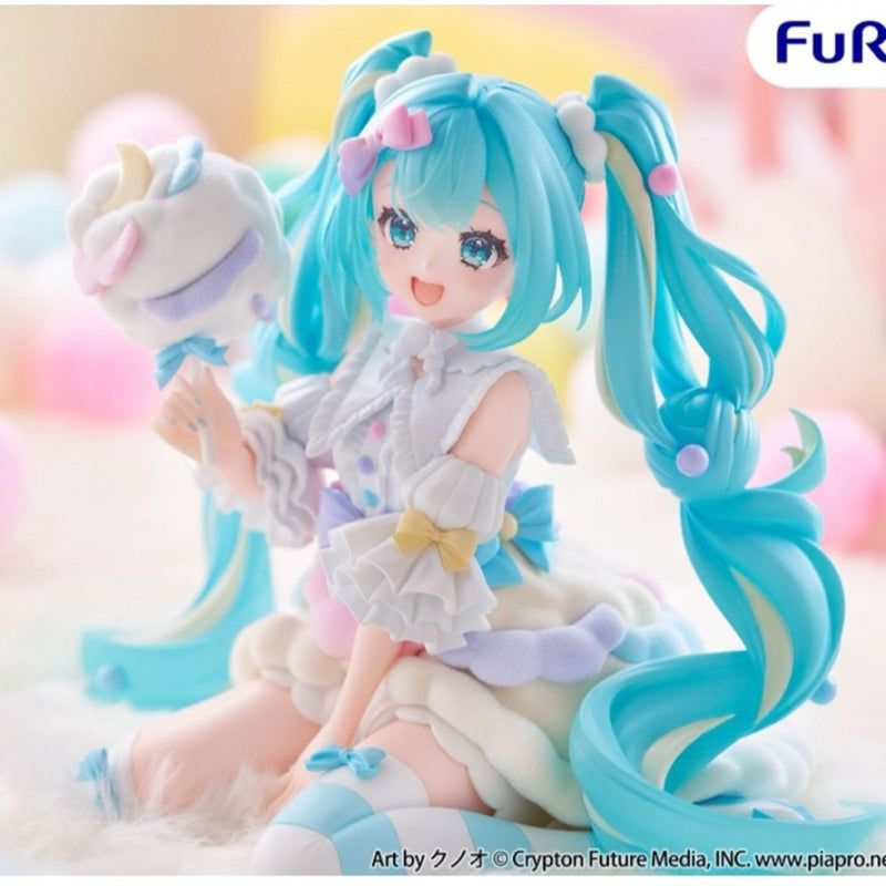 Hatsune Miku Melffy Figure - Cotton Candy