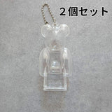Clear case for Bearbrick 100% Keychain BE@RBR...