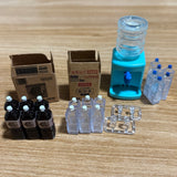 Miniature bottled oolong tea, bottled water