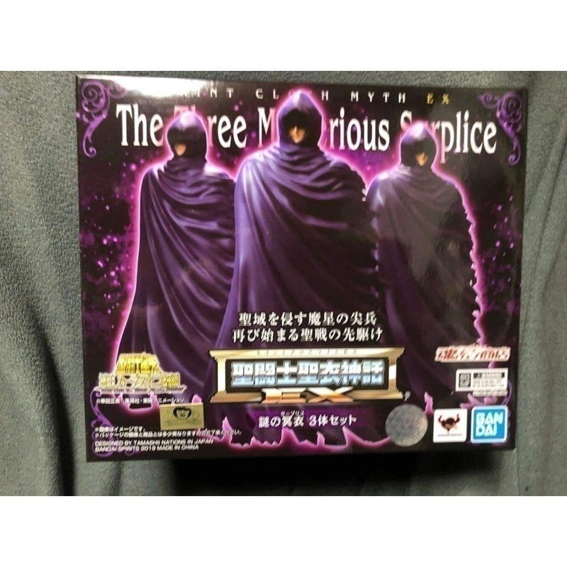 Saint Seiya Myth Cloth EX Mysterious Surplice 3-Figure Set, Unopened, Brand New