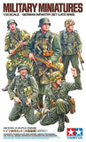 Tamiya 35382 1/35 Scale Military Figure Model Kit Late-WWII German Infantry Set Model