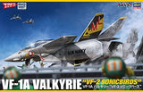 Hasegawa 1/48 Macross VF-1A Valkyrie & VF-2 Sonic Birds Model Kit 65875 JAPAN Model