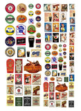 1:148 N scale model beer liquor alcohol bar signs Model