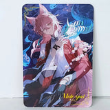Jiaoqiu Honkai God Double Sided Husbando Card Anime Wall Art Oversized Board A5 Model