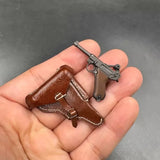 UD9059 1/6 Scale Solider Luger Leather Suit Model for 12" Figure Prop Scene Model