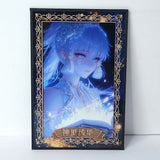 Ayaka Magic Book Waifu Card Anime Girl Wall Art Oversized Board A5 Model