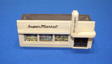 HO Scale Model Railroad Slot Car Train Scenery PLASTICVILLE Super Market Built Model