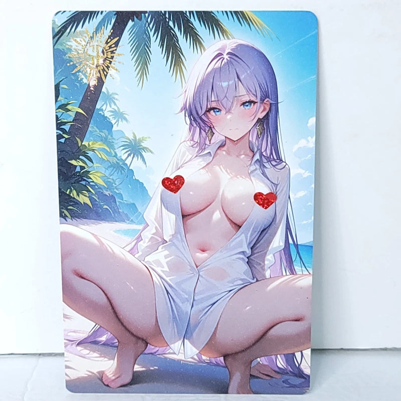 Ayame Himuro Waifu Card Anime Girl Wall Art Oversized Board A5 Model