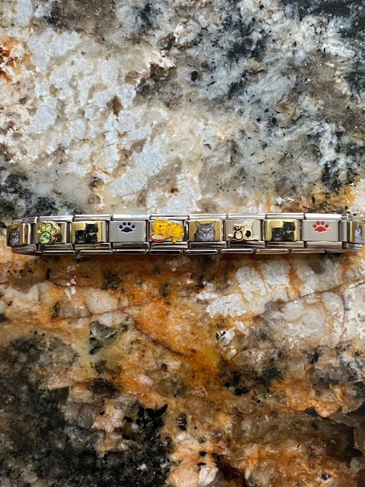 20 Charm Cat Lovers Bracelet Italian Charm New Charms
