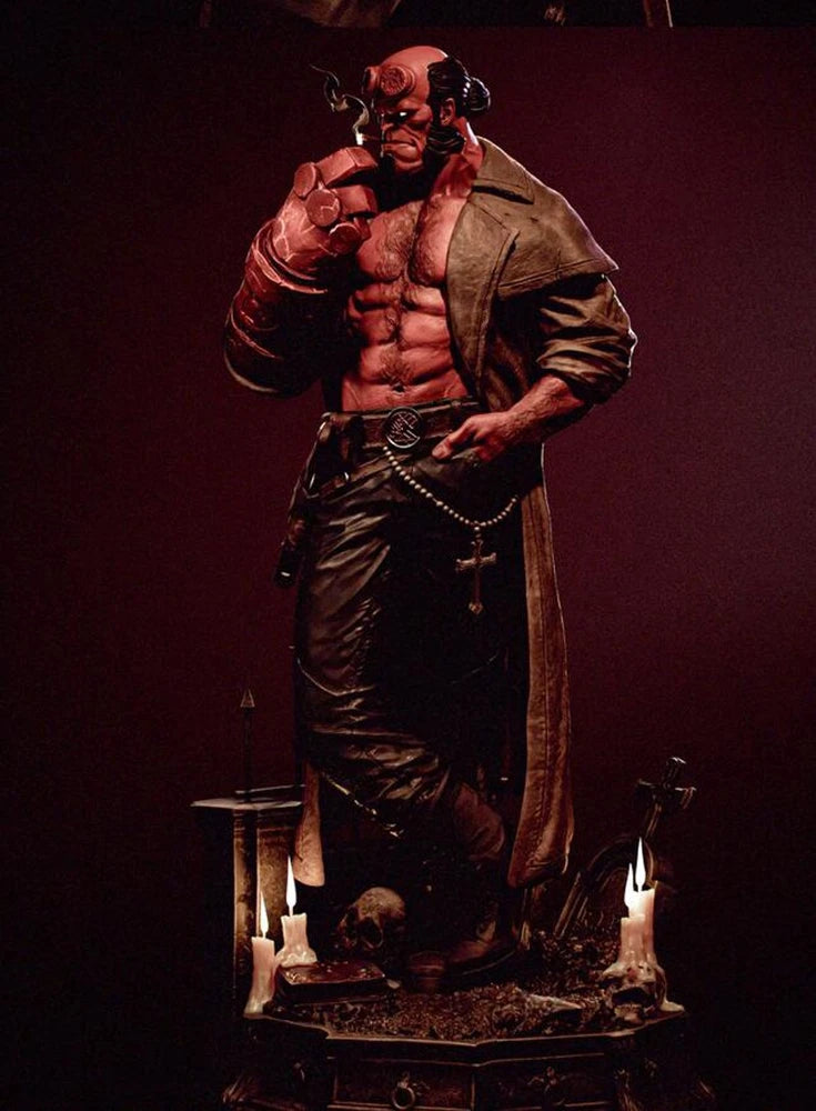 Hellboy 3D Print Garage Kit Figure Model Kit Unassemble Unpainted GK Model