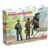 ICM 32114 Plastic model kit 1:32 US Helicopter Pilots (Vietnam War) kits model Model
