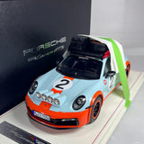 1/18 VIP Model Porsche 911 Carrera GTS Gulf Racing Rally Limtied 30 pcs Model