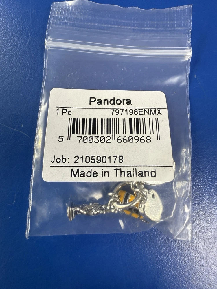 Pandora New York City NYC Triple Highlights Dangle Charm 797198ENMX NEW Charms