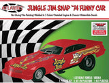 Atlantis Jungle Jim Snap 74' Funny Car - Snap Together Plastic Model Car Kit Model