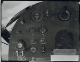 Shown is the instrument board on one of the world cruiser planes Old Photo Model