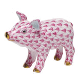 HEREND,  LITTLE PIG STANDING, PINK FISHNET,  #VHP-05352,  BRAND NEW, MINT & BOX! Model