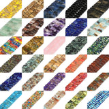 Rectangle Loose Beads For Bracelet Watch Band 2 Holes Flat Jewelry DIY Kit 8" Model